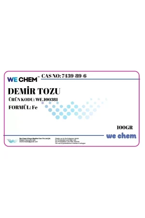 Demir Tozu Iron Powder Chem 100 gr