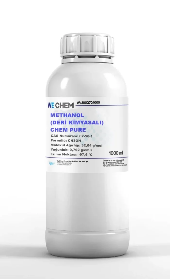METHANOL (DERİ KİMYASALI) CHEM PURE – 1 LT